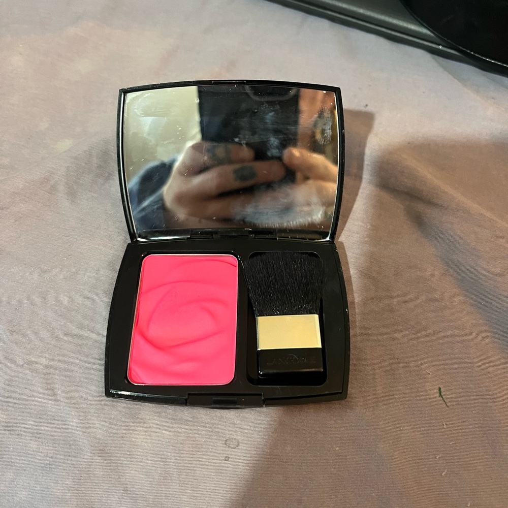 Lancôme Pink Blush Compact with Brush